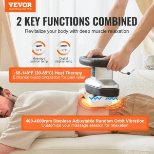 VEVOR Professional Chiropractic Massager with Variable Speed & Heat